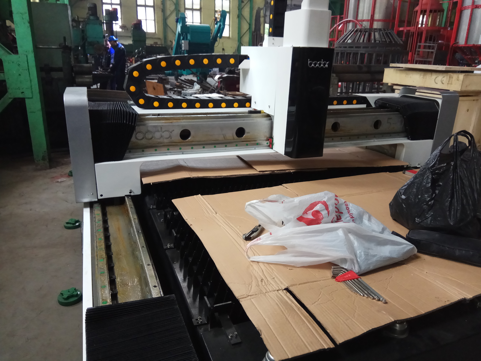 Installation of a laser in production. Lots of photos. - CNC, Laser, , Installation, Laser cutting, Video, Longpost