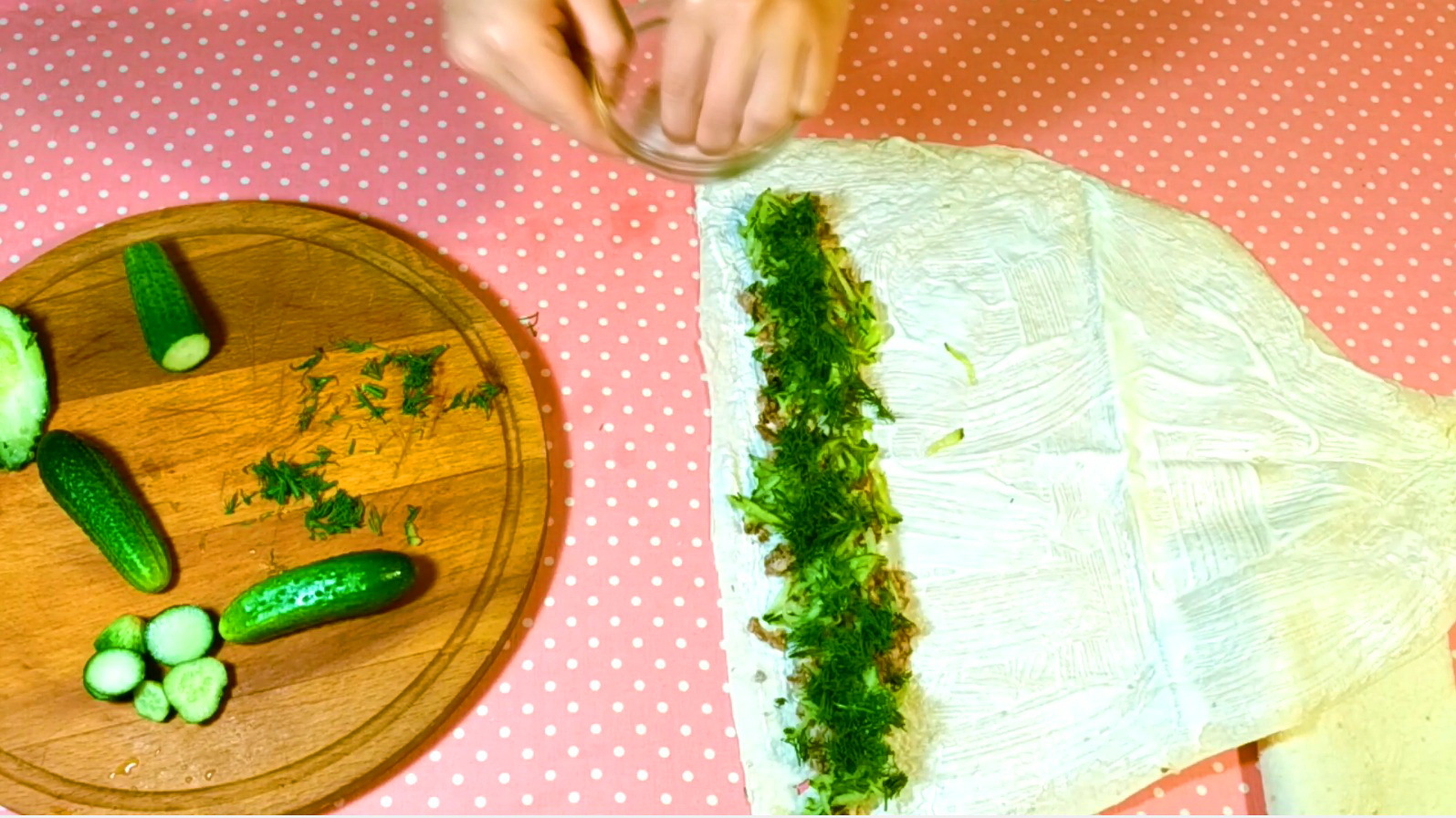 Lavash roll with canned fish and cucumber - My, Recipe, Video recipe, Photorecept, Snack, Pita, Roll, , Lavash snack, Video, Longpost