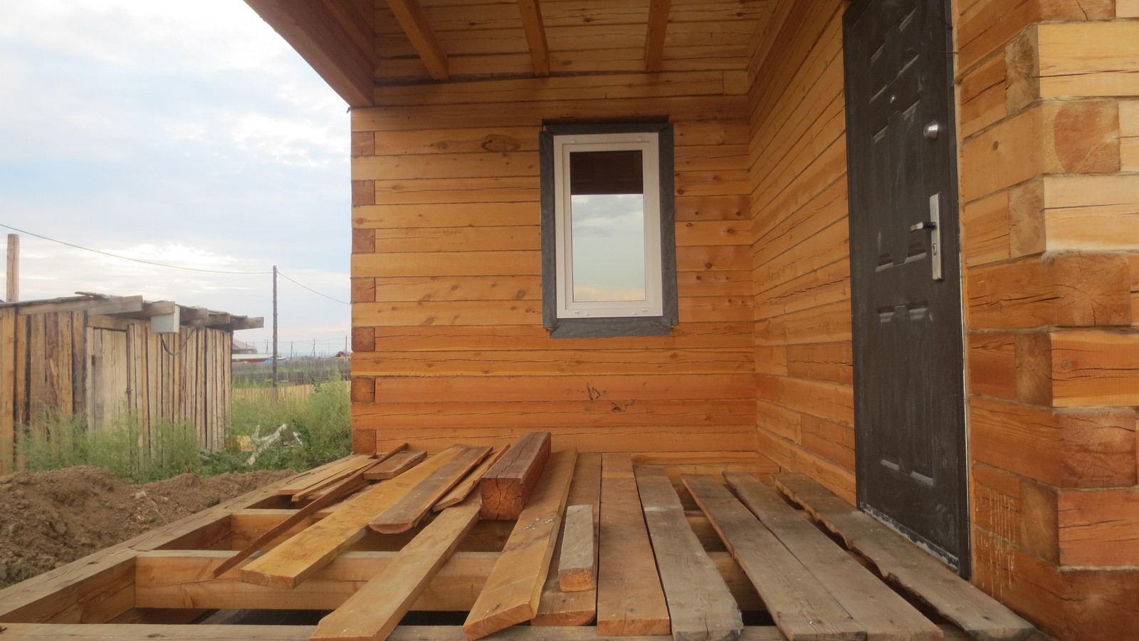 I'm building a house - My, Building, House, Beams, Window, Warming, Longpost, Irkutsk