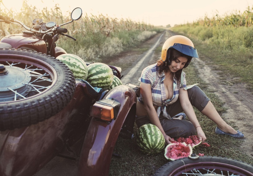 Look for the good in every situation - The photo, Moto, Girls, , Watermelon