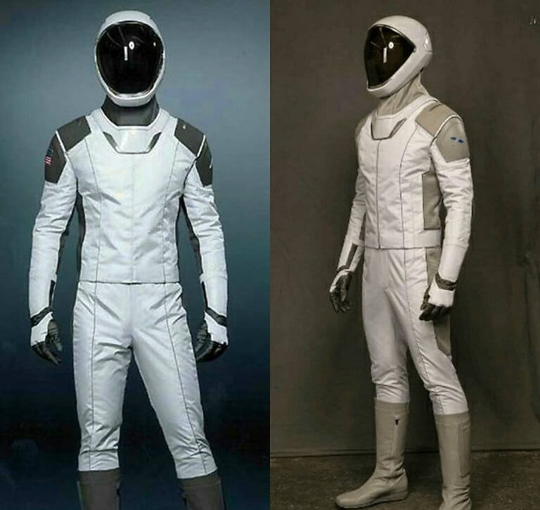 First photo of SpaceX space suit. - Elon Musk, Space, Spacex, ribbon, Technologies, Falcon 9