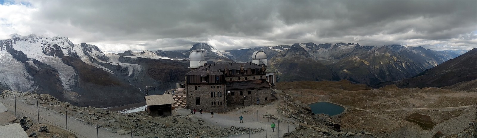 View of the four-thousanders of the Pennine Alps - My, The mountains, The photo, Mobile photography, Switzerland, Matterhorn, Landscape, My, Longpost