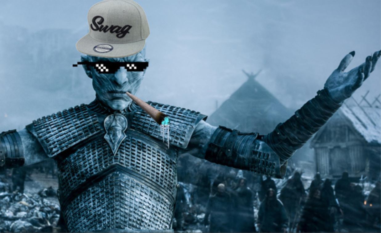 When the dragon swanshotin in Skyrim - Swag, Game of Thrones, Spoiler