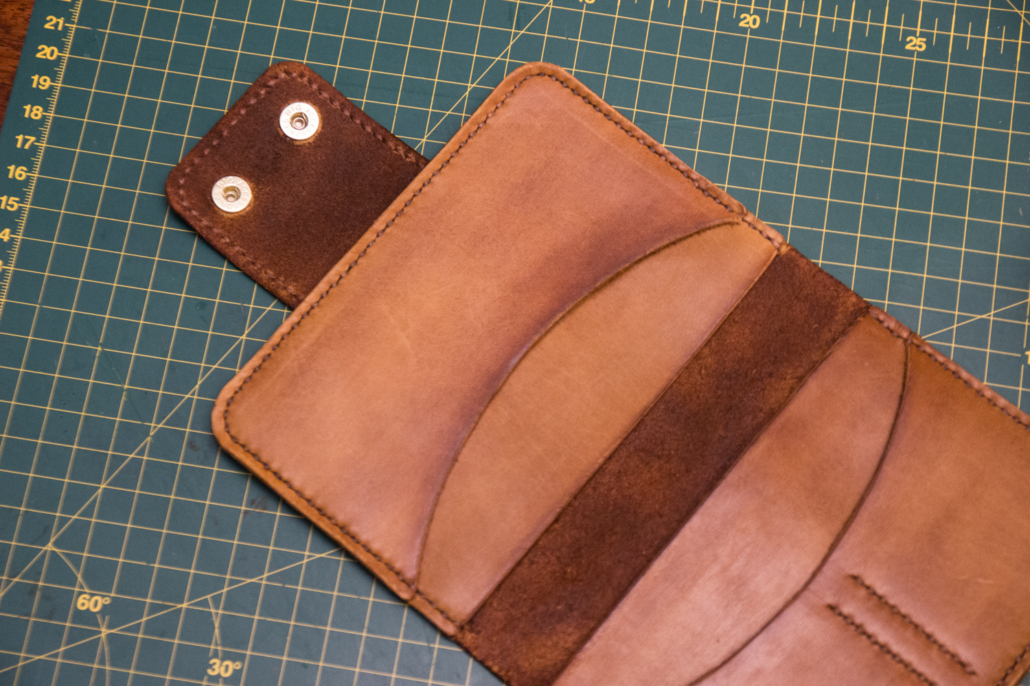 DIY purse - My, With your own hands, Leather, Do it yourself, Leather craft, Longpost