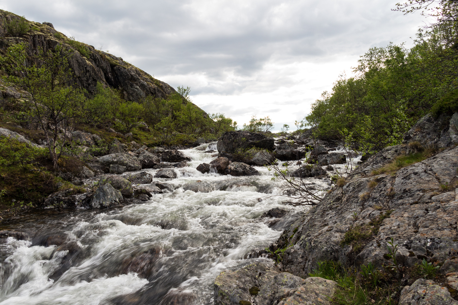 Peninsula Middle. - My, The photo, Peninsula Middle, Waterfall, Road, Canon 650d, 18-135, Longpost