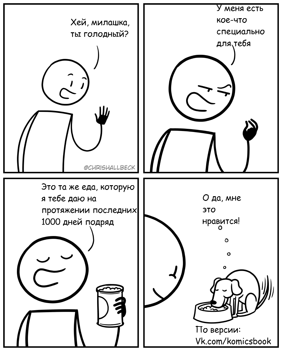 Голод. - Комиксы, Перевод, Maximumble, Собака, Еда