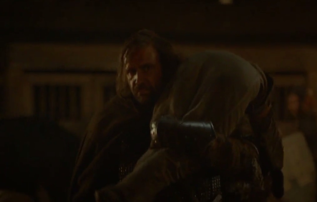 It's good to have a reliable shoulder to rely on. - Game of Thrones, Sandor Clegane, Spoiler, Friend, Longpost