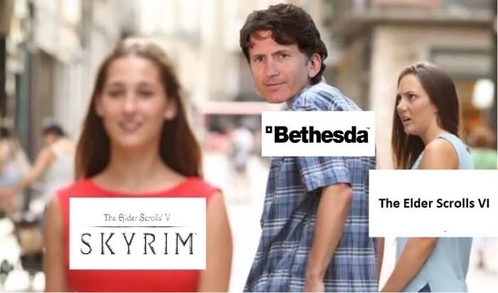 Актуальный мем - Игры, The Elder Scrolls V: Skyrim, The Elder Scrolls, Мемы, 9GAG