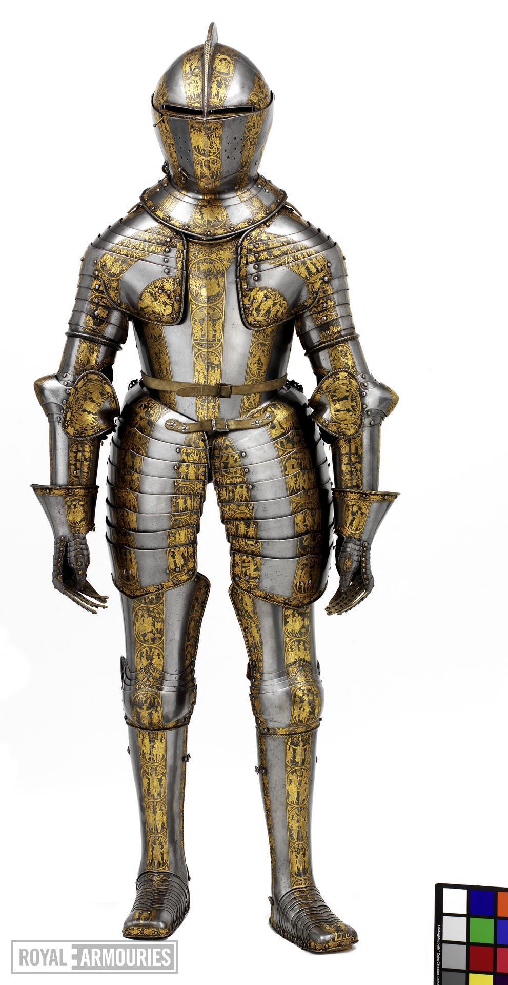 Armor of Henry Prince of Wales - Knight, Middle Ages, Story, Art, Armor, Armor, Gold, Longpost, Knights