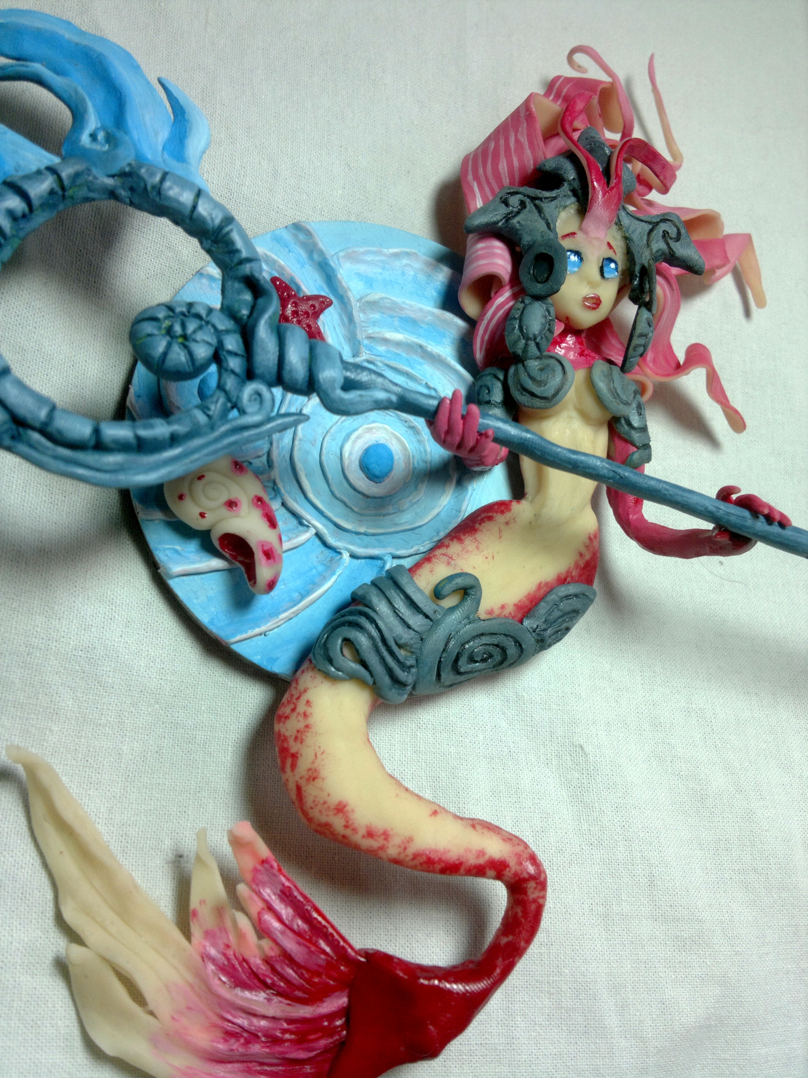 Friday mine. - My, Magnet, Us, Mermaid, League of legends, Handmade, Longpost