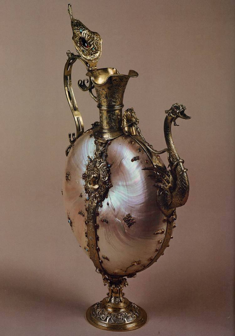 Кувшин из раковины наутилуса, 1590 год | Пикабу