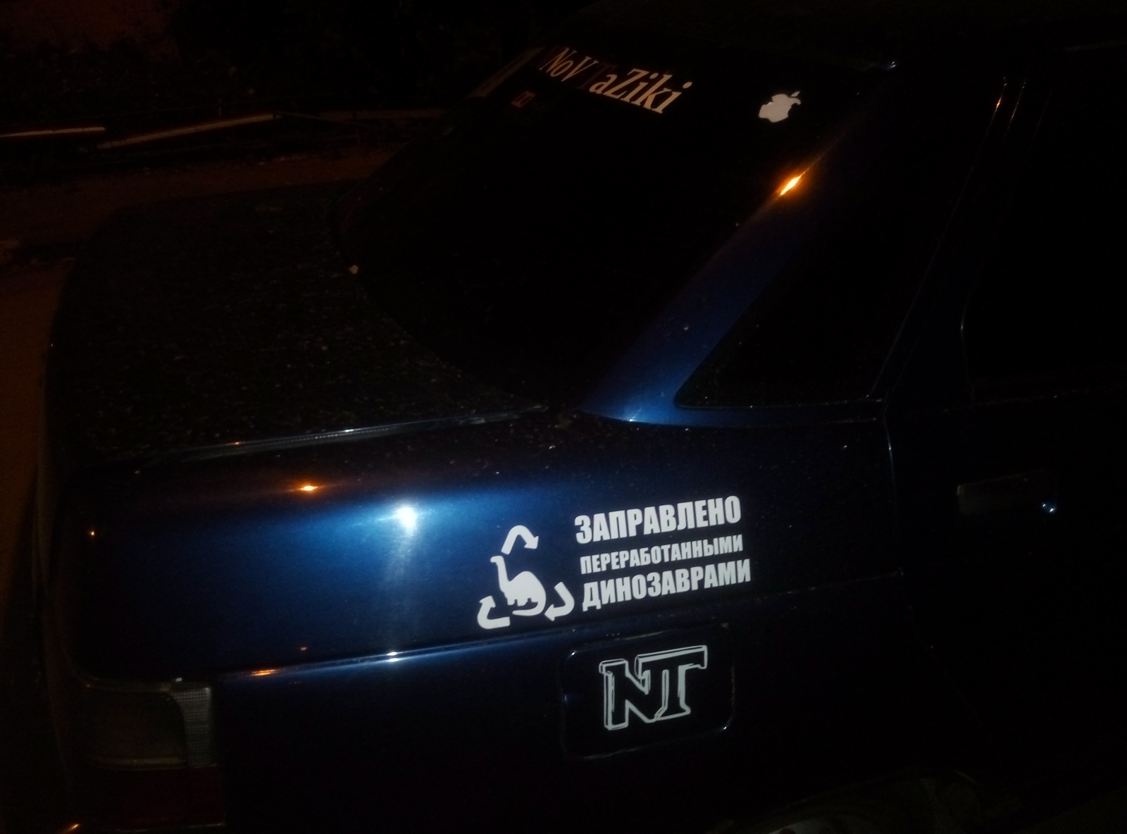 Preserving nature - My, Sticker, Car, Based on the, Processing, Dinosaurs