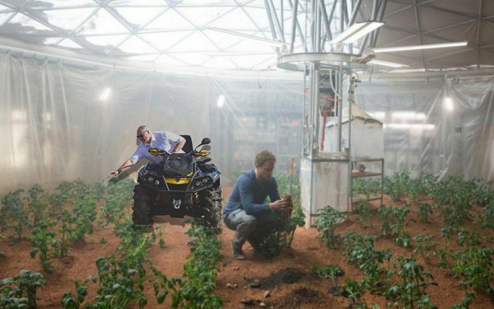 Old man on a quad bike, Issue V - Daddy, Alexander Lukashenko, ATV, Лентач, Memes, Photoshop, Longpost, Martian