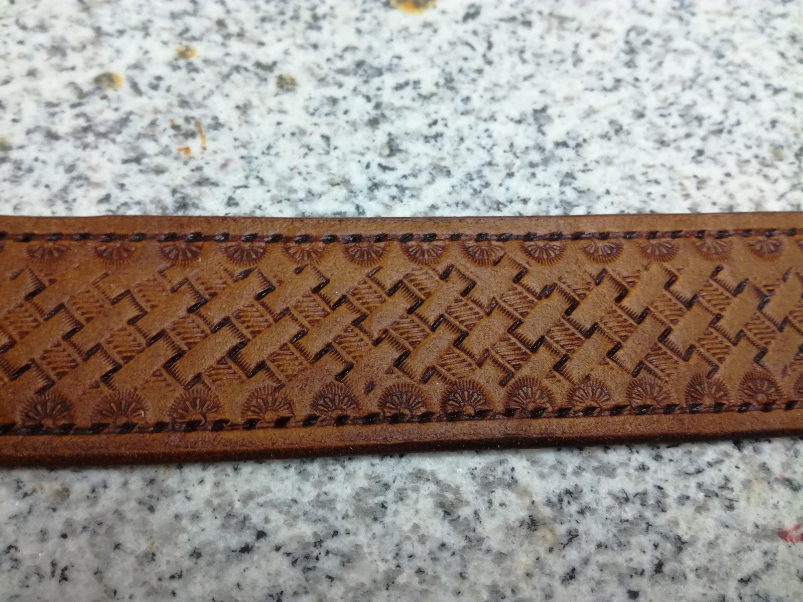 Embossed belt. - My, Belt, Leather, Leather, With your own hands, Leather products, Needlework, Longpost, Handmade