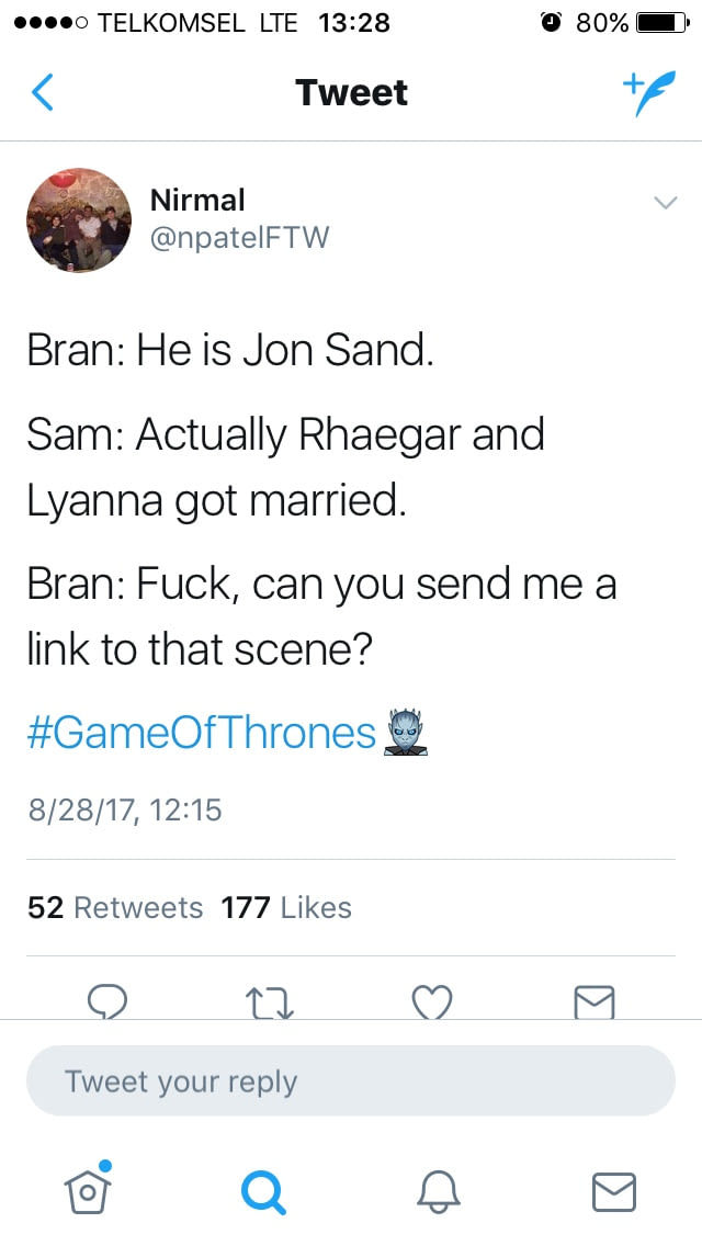 Bran looking for new videos - Game of Thrones, Game of Thrones Season 7, Spoiler, Bran Stark, Samwell Tarly