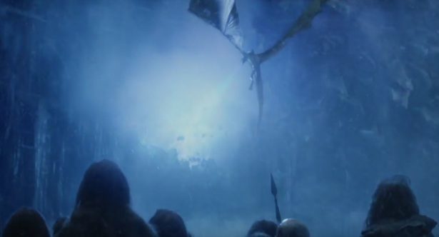 Awakening of Viserion by the Night King and Sindragosa Arthas - King of the night, Viserion, Arthas Menethil, Sindragosa, Ice Dragon, Not mine, Spoiler, Game of Thrones, GIF, Longpost