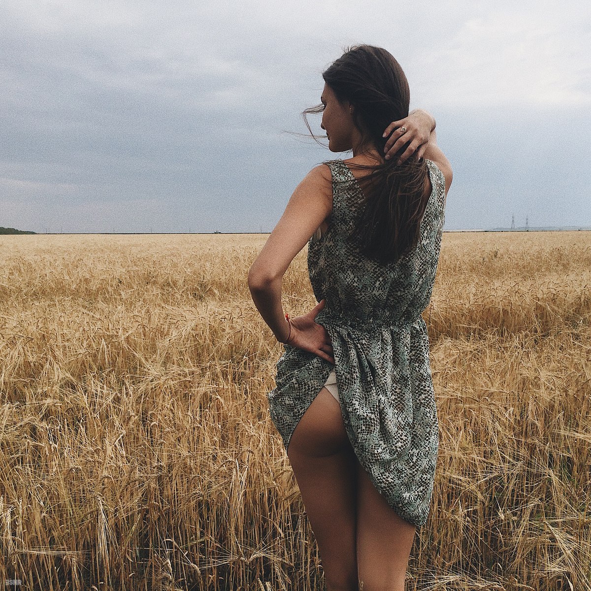 In field - NSFW, Beautiful girl, Field, The photo