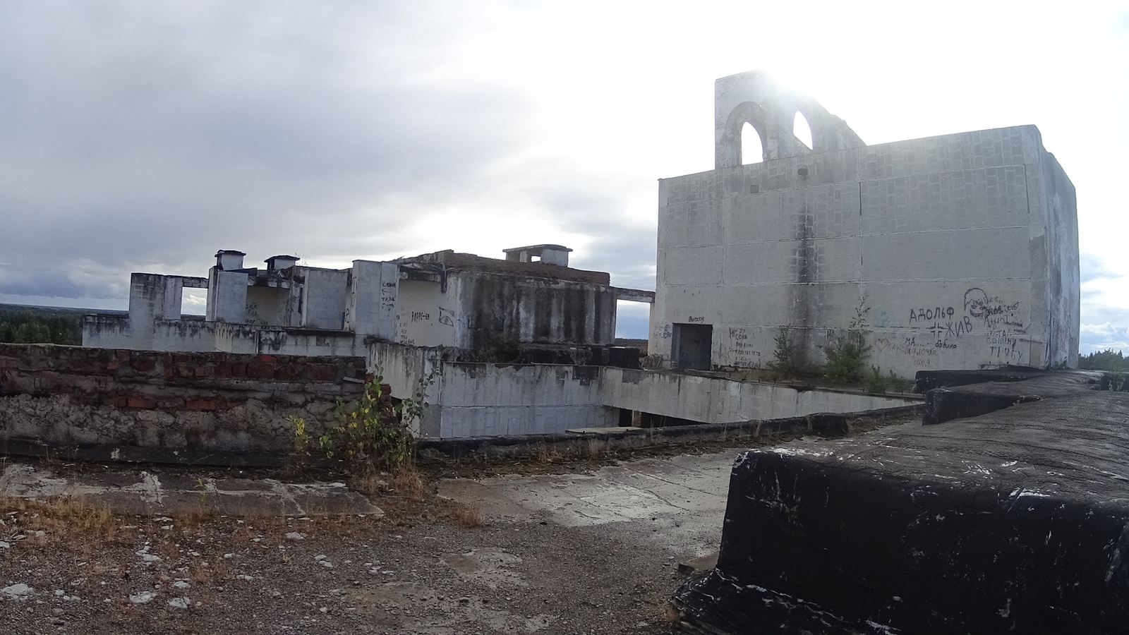 One day in the spa hotel Paulino on a motorcycle - My, Moto, Travels, Kalyazin, Abandoned, Boarding house, Longpost