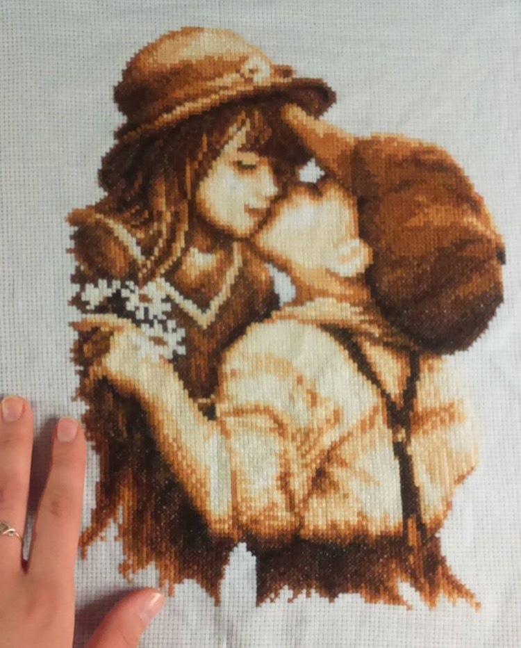 My job - My, Hobby, Cross-stitch