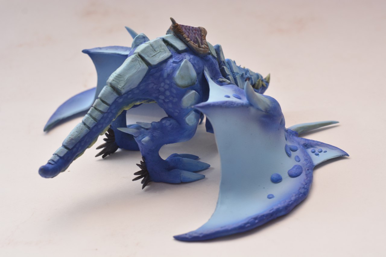 Blue Proto-Drake. - My, World of warcraft, The Dragon, Polymer clay, Handmade, Mounts, Wow, Longpost