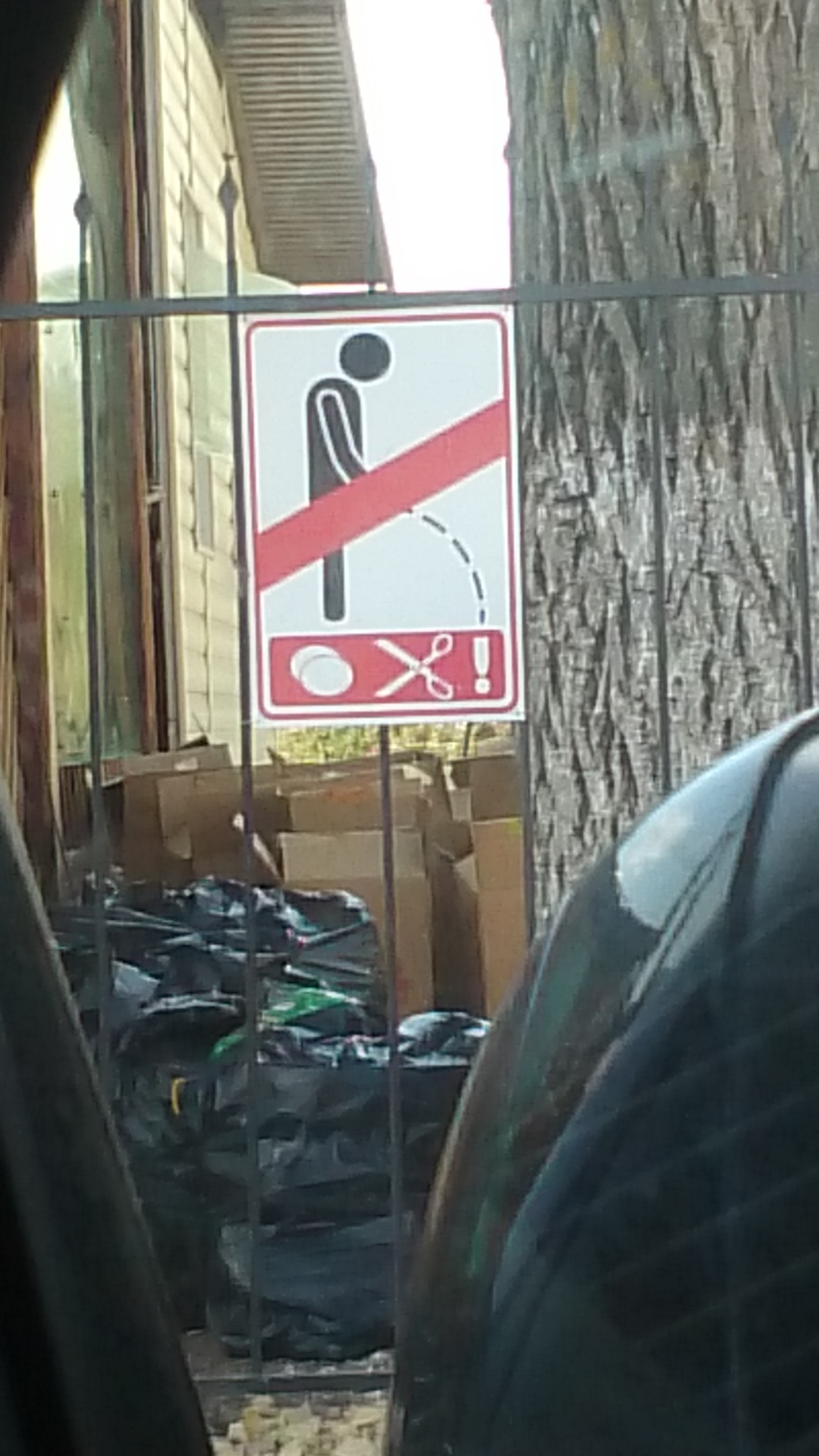 You can't here - Signs, Refueling