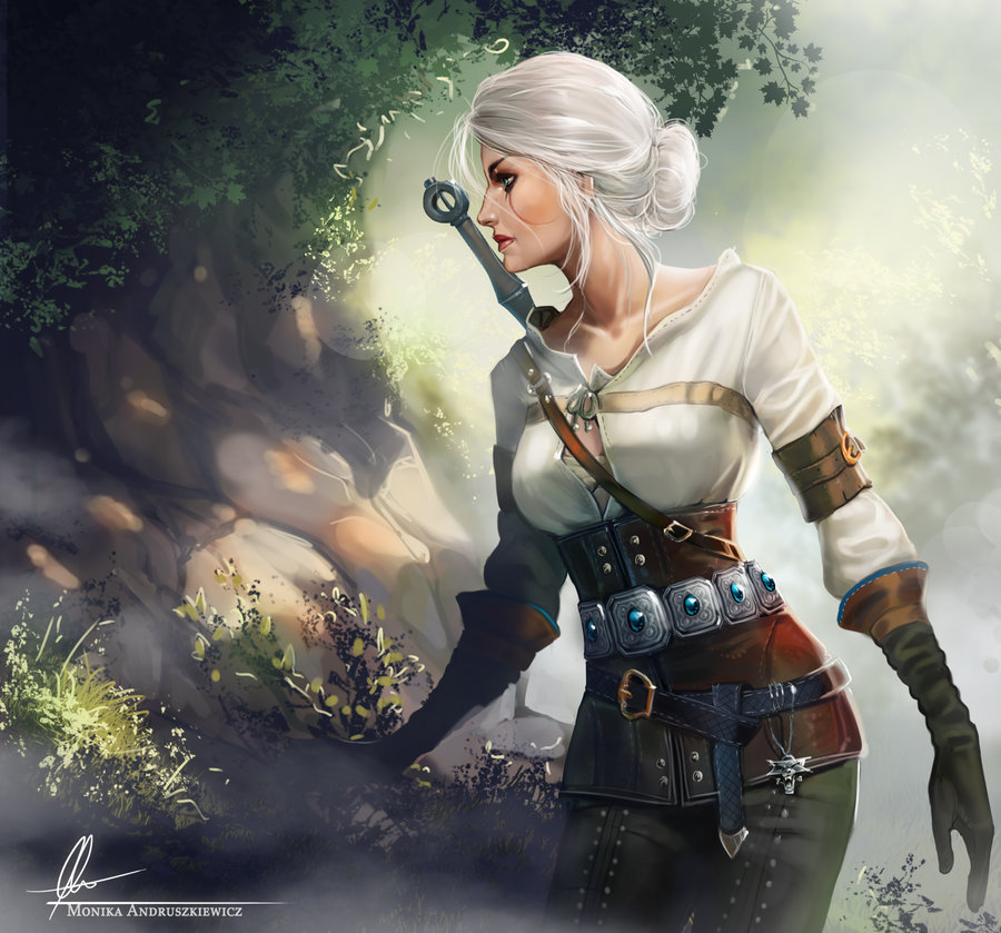 Ciri - Ведьмак, Цири, Ведьмак арт, Арт