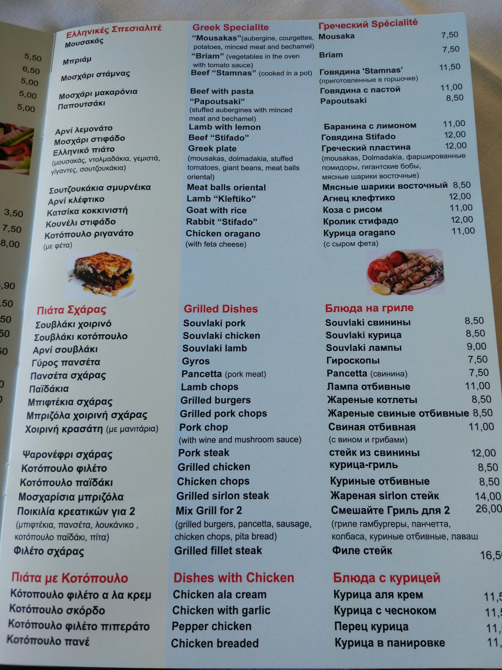 Delicious menu in Greek-Russian?! - My, Longpost, Greece, Lost in translation, Promt, Greeks, Tavern, The photo, Tourism