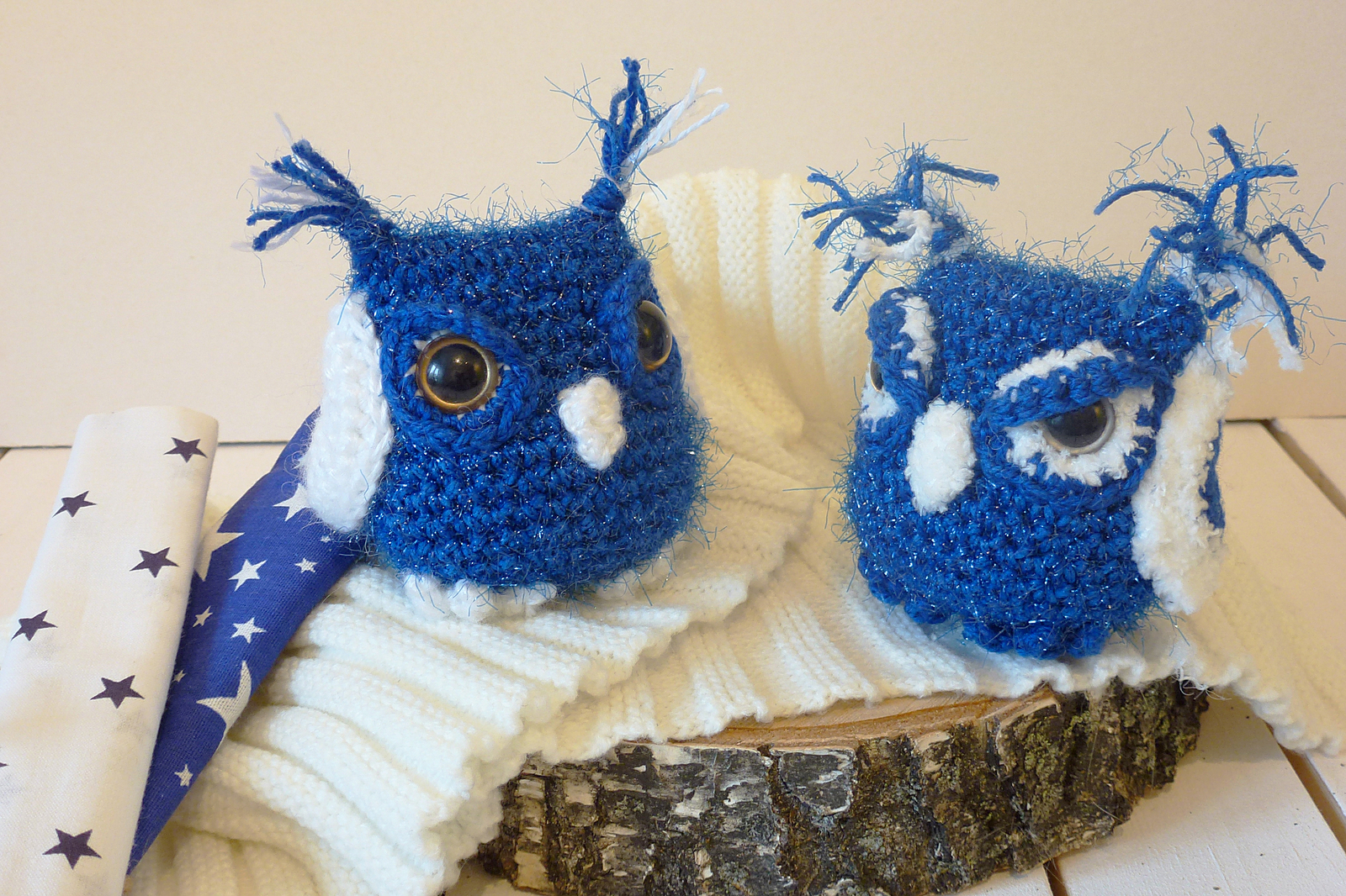 Owls amigurumi - My, Owl, , Amigurumi, Crochet, Needlework without process, Longpost