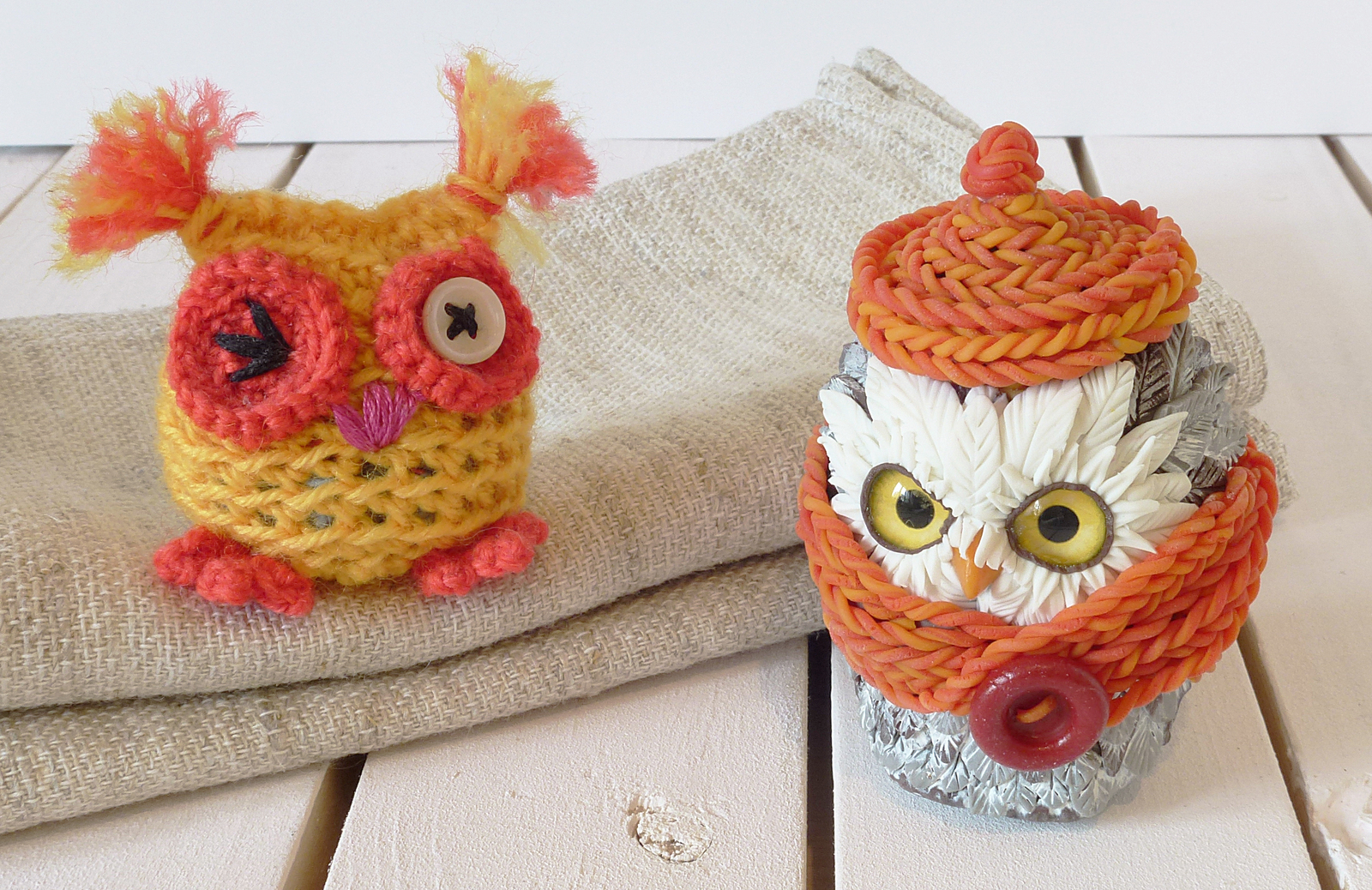 Owls amigurumi - My, Owl, , Amigurumi, Crochet, Needlework without process, Longpost