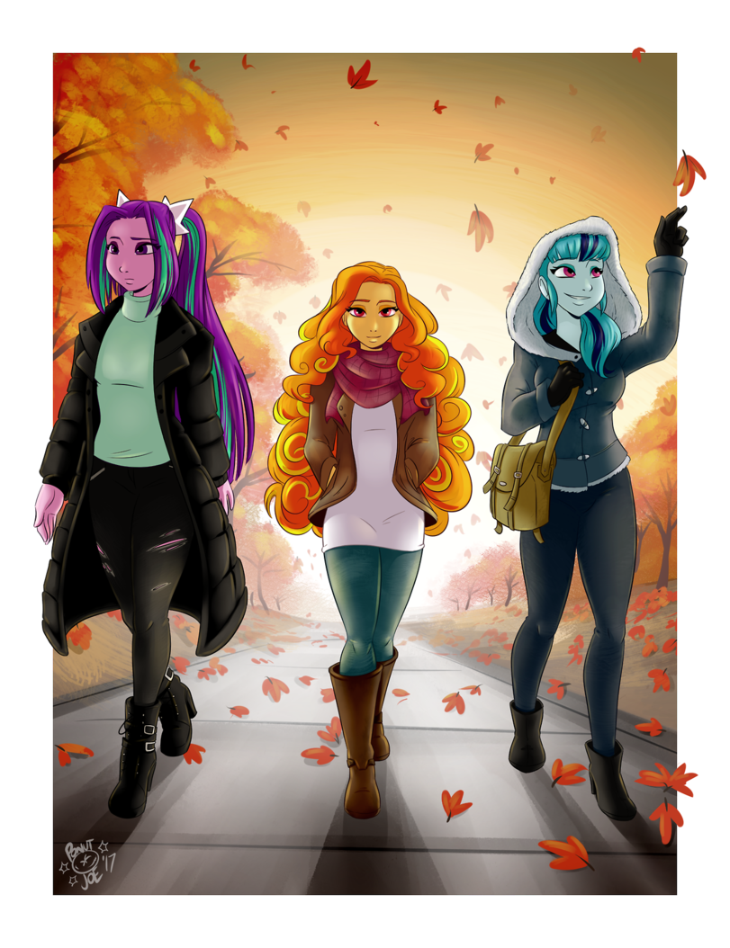 Наступила Осень. - My Little Pony, Dazzlings, Equestria Girls, Ponutjoe