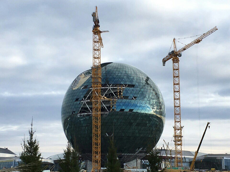 EXPO-2017 - Astana, Expo, Geodesy, Tachymeter, Watering can, An object, Kazakhstan, Building, Longpost