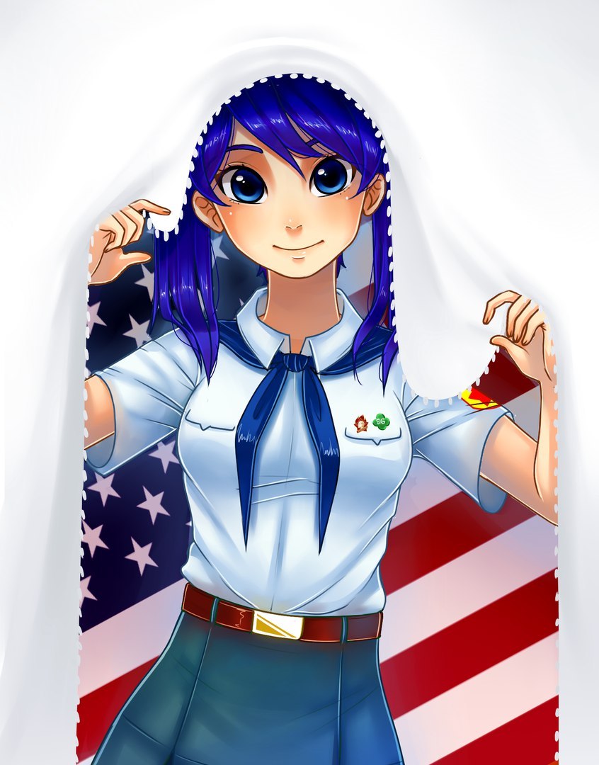 Hello everyone from Sam from the States!)) - Endless summer, Visual novel, Art, Samantha-Maud, Rizapiska