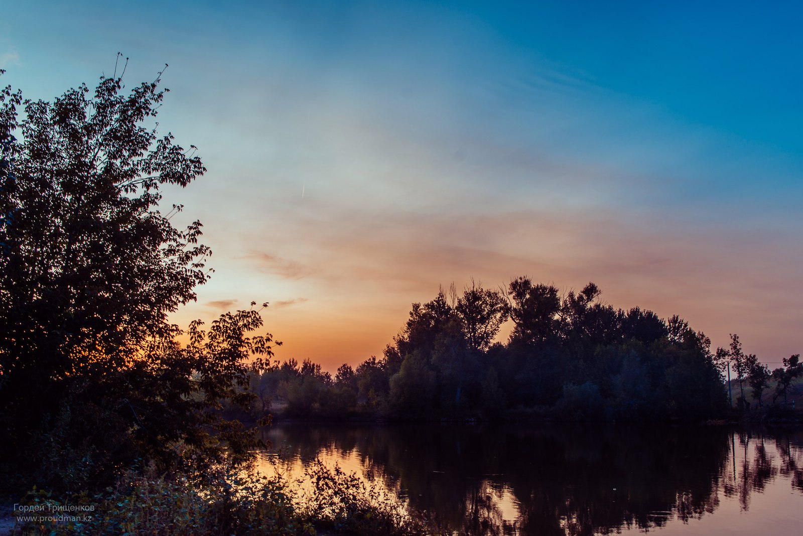 Zakatnoye - My, Sunset, Uralsk, Kazakhstan, The photo, Landscape, Nature