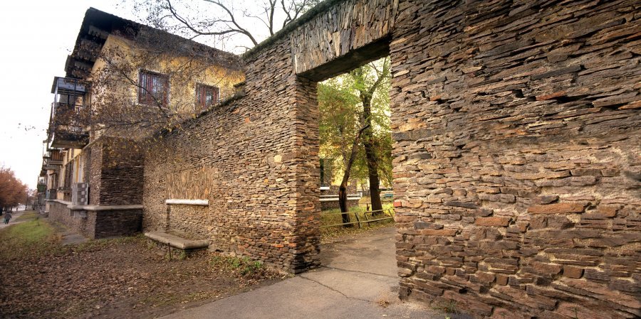 Club History of Magnitogorsk German Quarter of Magnitogorsk. - Magnitogorsk, Photostory, Old photo, German prisoners, Building, Architecture, Real life story, Longpost