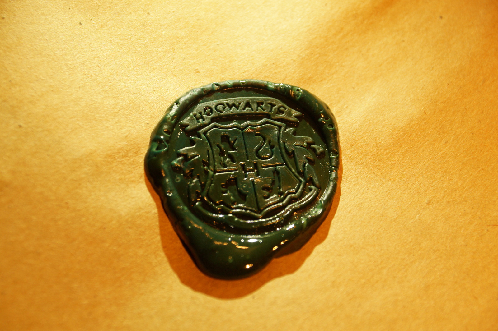 Hogwarts Wax Seal - My, Sealing wax, Wax seal, Hogwarts