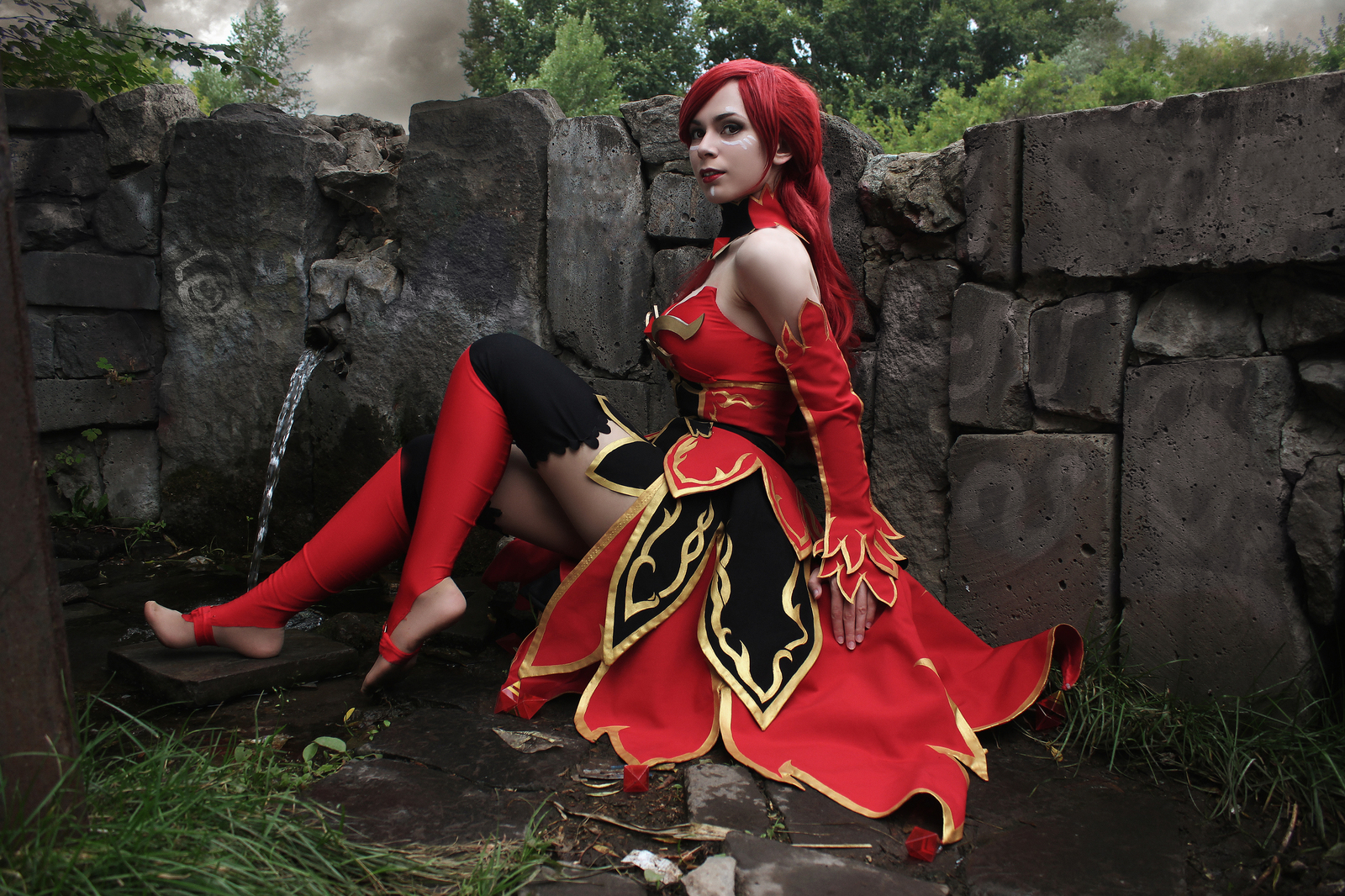 My cosplay on Lina from Dota 2 - My, Cosplay, Russian cosplay, Dota 2, Gamers, Beautiful girl, Gamer Girls, Longpost