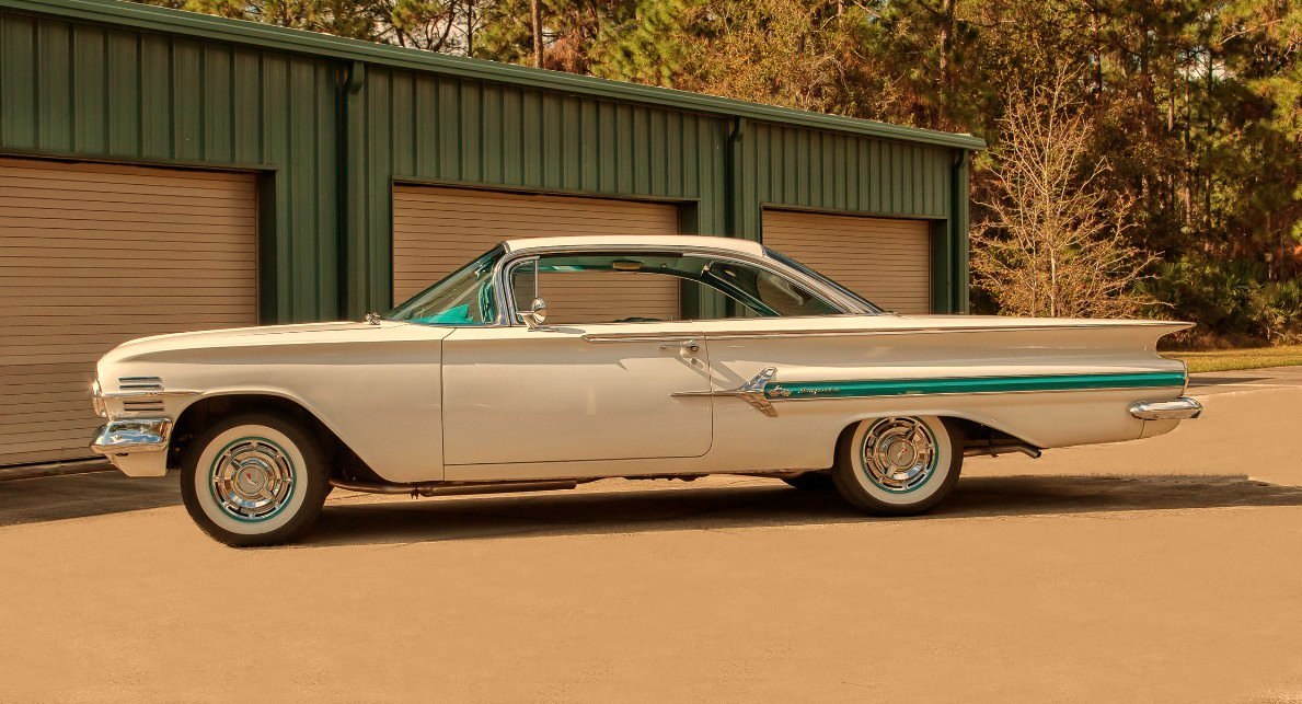 1960 Chevrolet Impala Coupe 348 (5.7) 335 HP - Chevrolet impala, Auto, Car, Classic, V8, Longpost