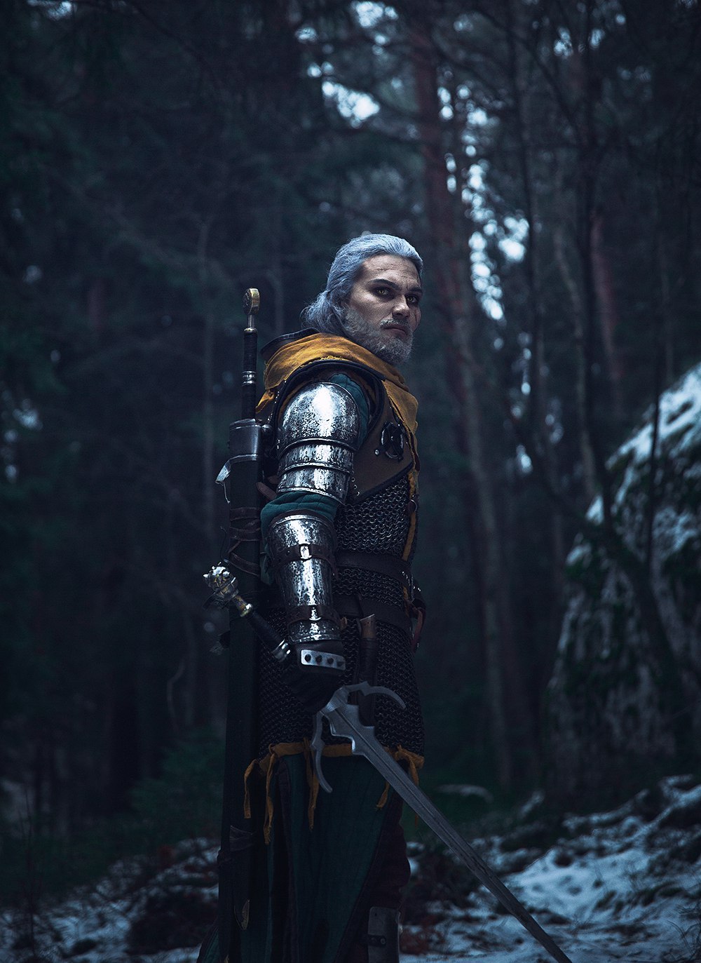 Geralt of Rivia. Imp hunt. - My, Witcher, Geralt of Rivia, Andrzej Sapkowski, Fantasy, CD Projekt, Cosplay, Russian cosplay, Longpost