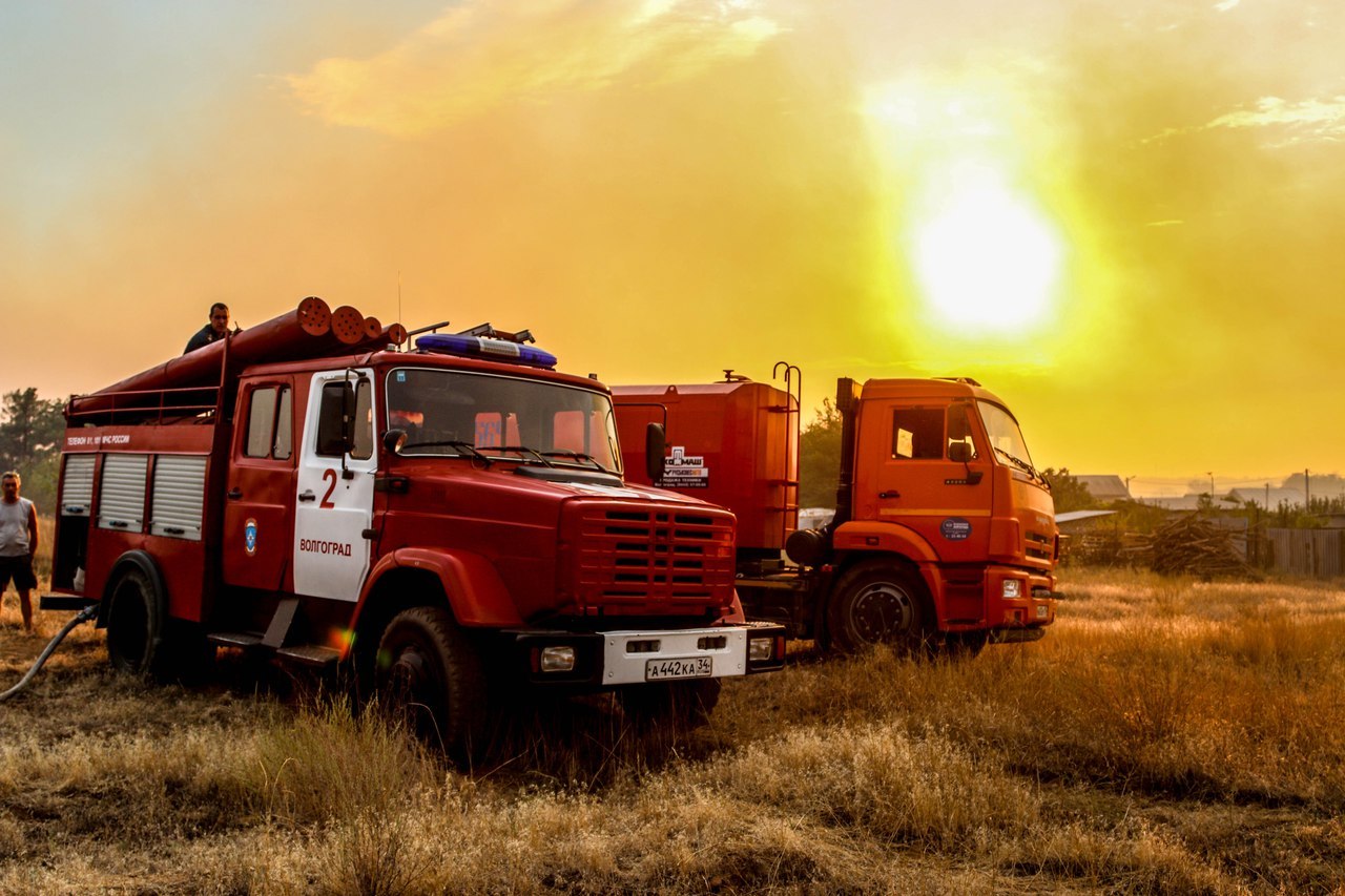 The largest natural fires in Volgograd - My, Ministry of Emergency Situations, Volgograd, Video, Longpost