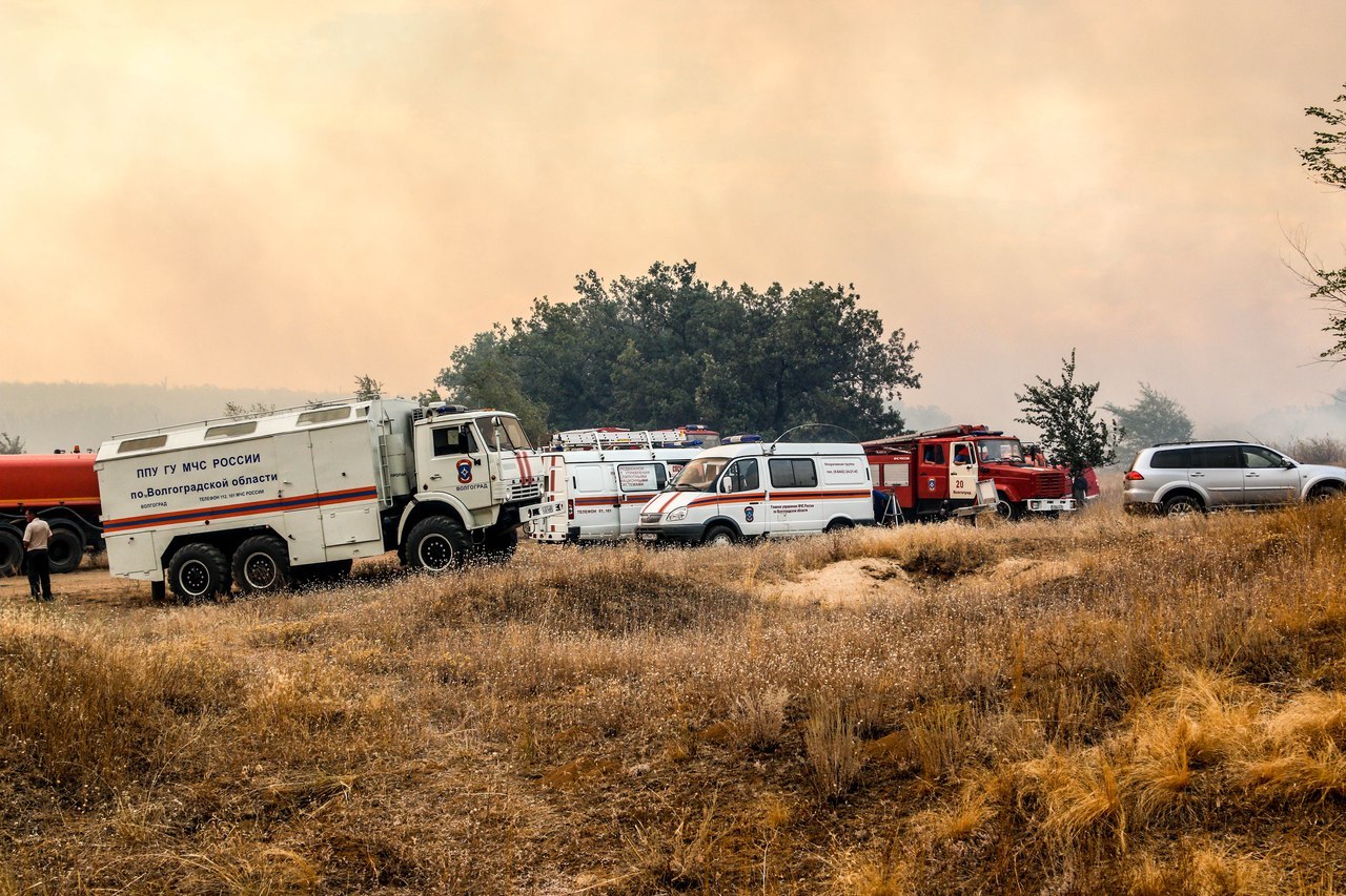 The largest natural fires in Volgograd - My, Ministry of Emergency Situations, Volgograd, Video, Longpost