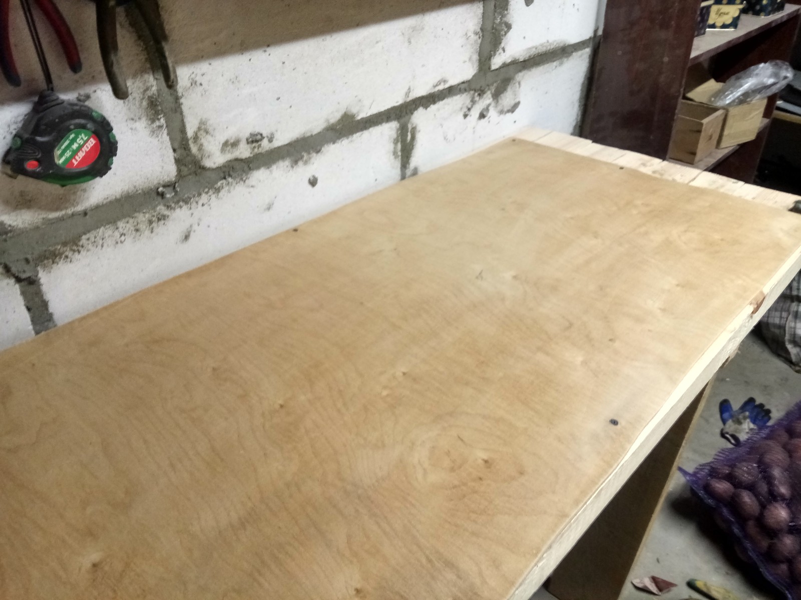 Workshop table upgrade in 15 minutes - NSFW, My, With your own hands, Longpost, Master