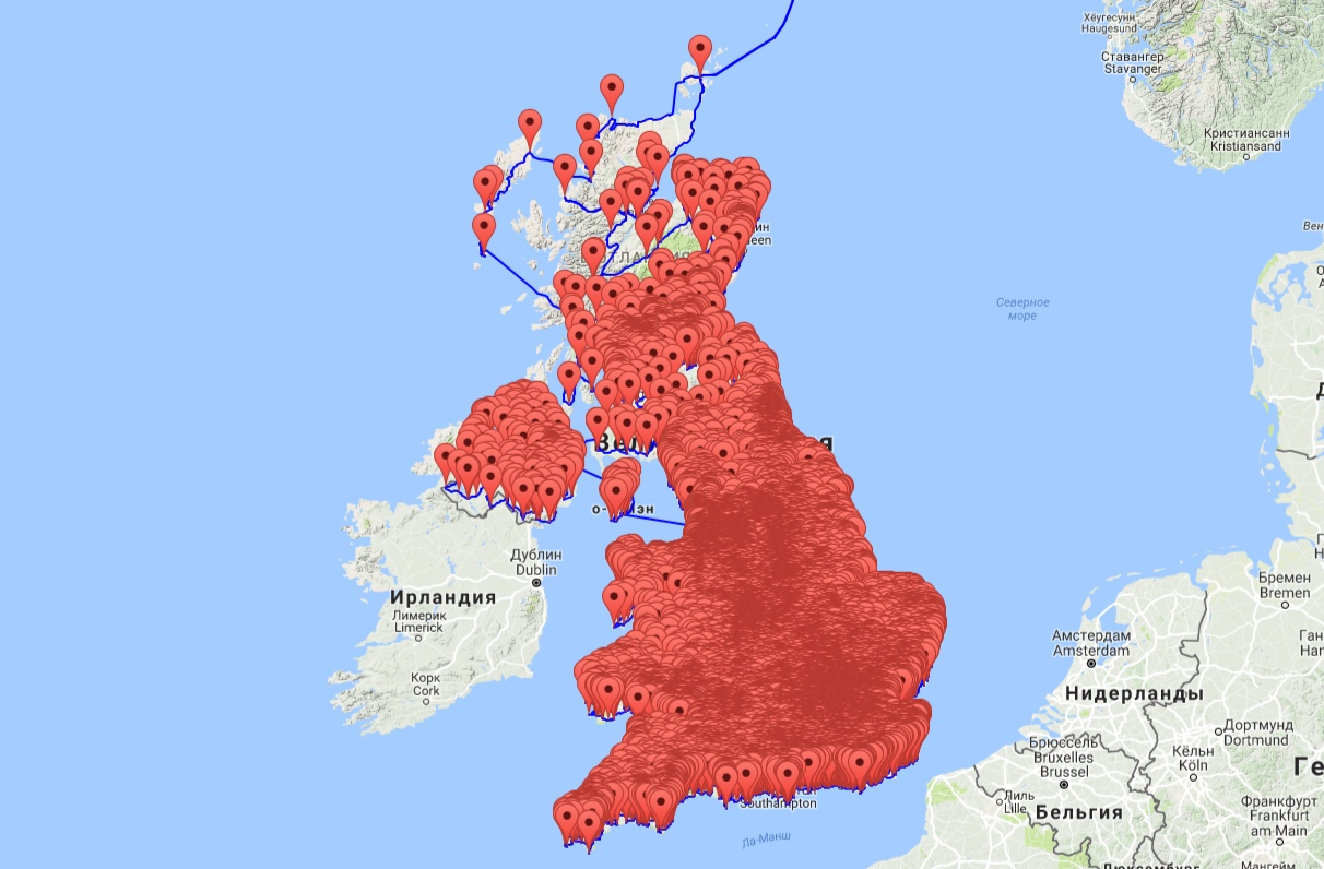 All pubs in the UK - Great Britain, Pubs