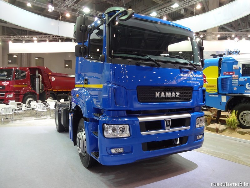 KAMAZ with hydraulic drive - Exhibition, Kamaz, Truck, Four-wheel drive, Longpost