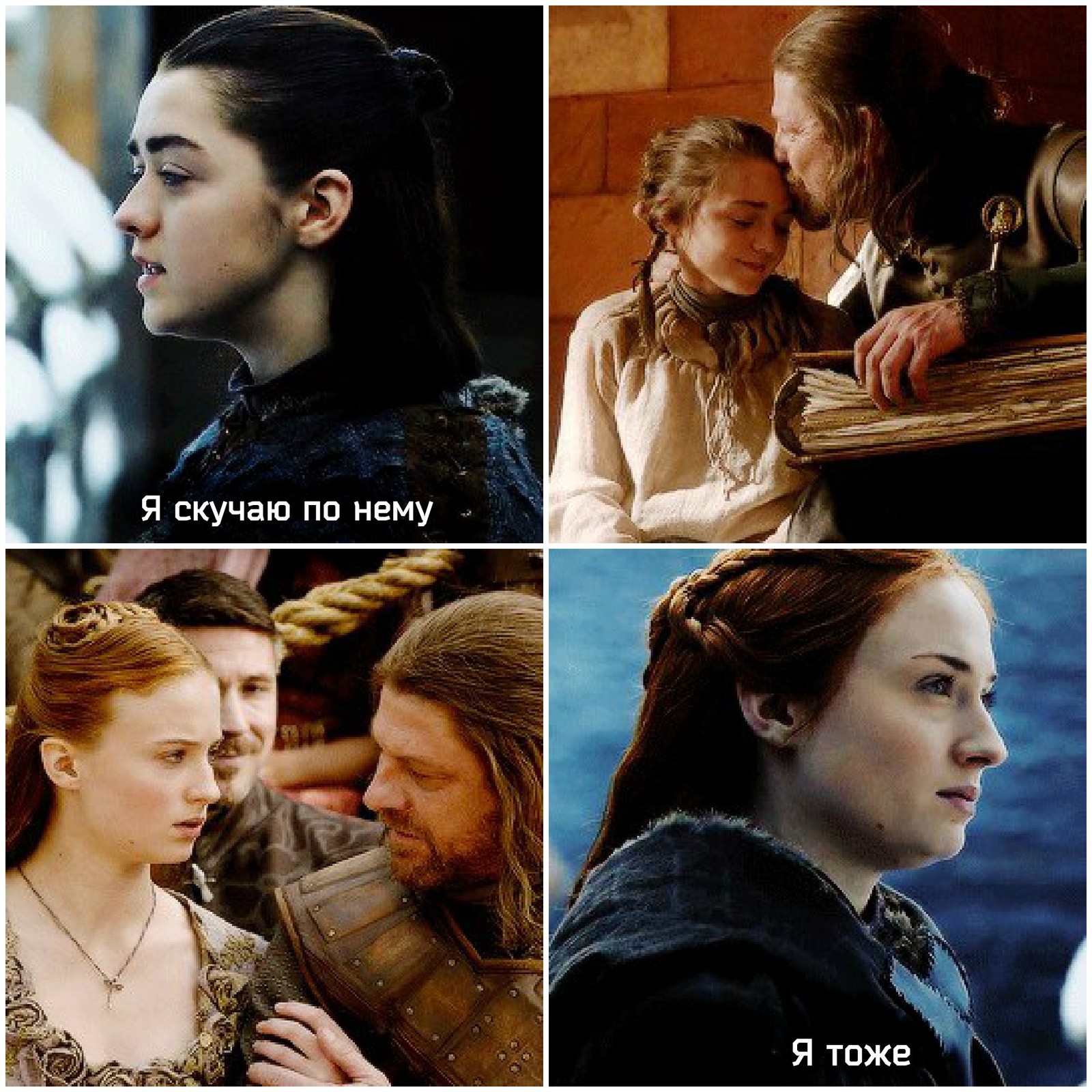 That's for sure... - Game of Thrones, Ned stark, Arya stark, Sansa Stark, Petyr Baelish