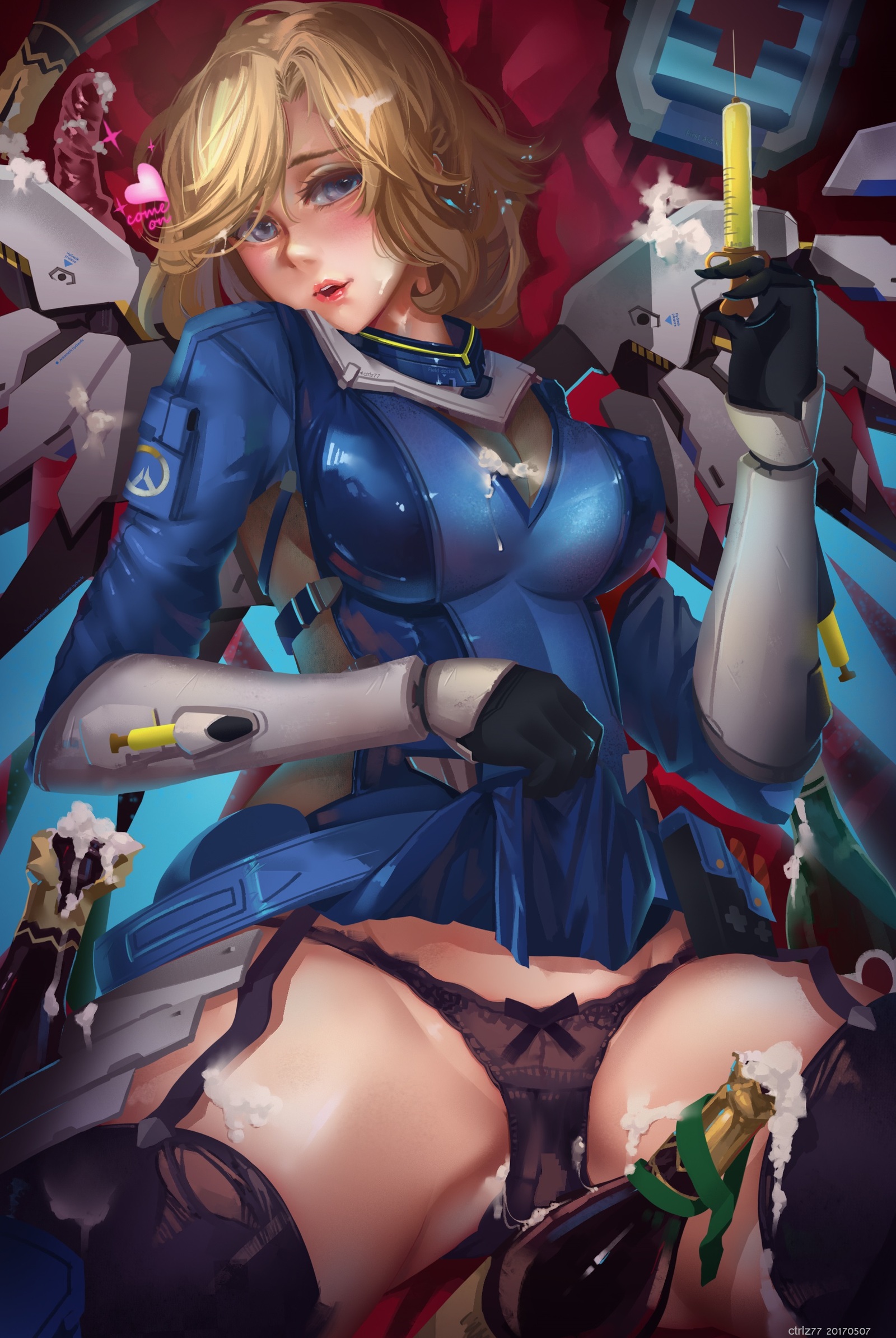 OverEro vol.2 - Angela - NSFW, Overwatch, , Mercy, Longpost