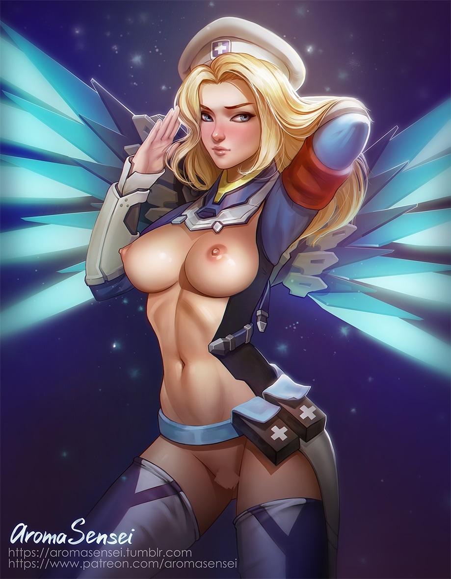 OverEro vol.1 - Angela - NSFW, Overwatch, Mercy, , Longpost