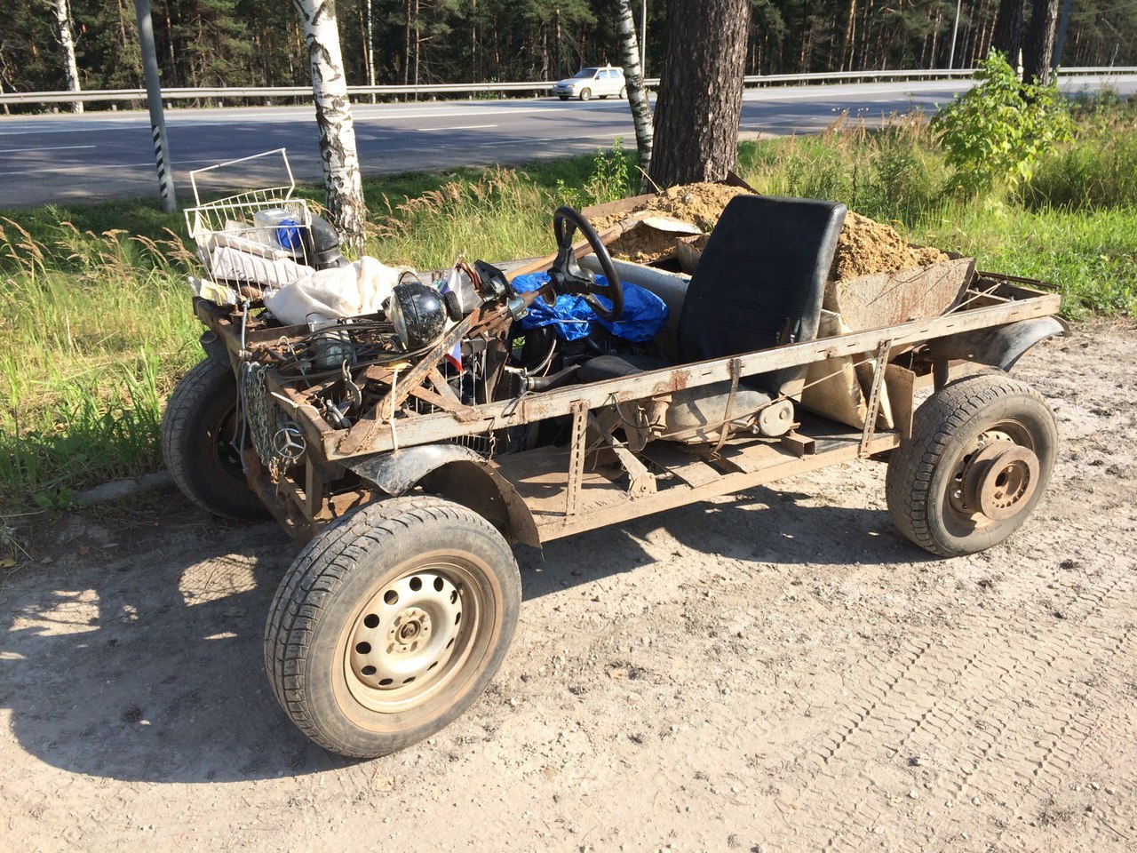 Russian buggy - My, Buggy, Collective farm, Handmade, Tuning, Homemade