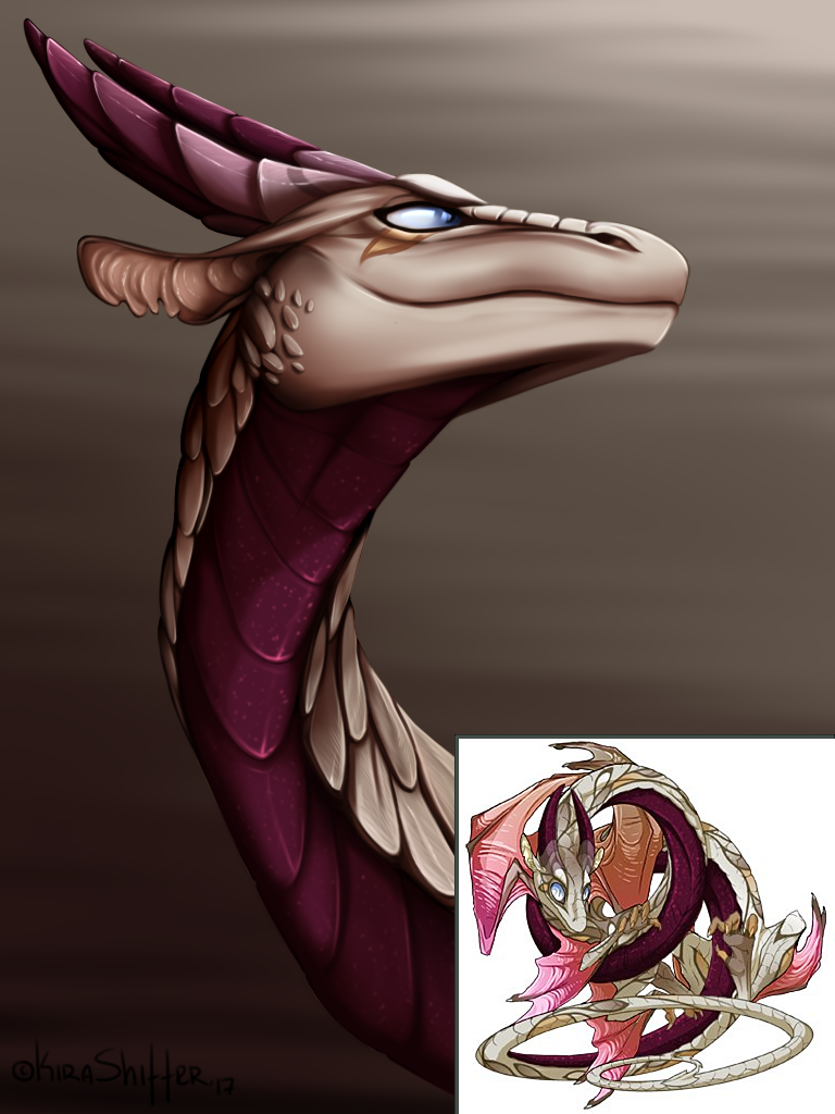 dragon for a friend - My, Art, The Dragon