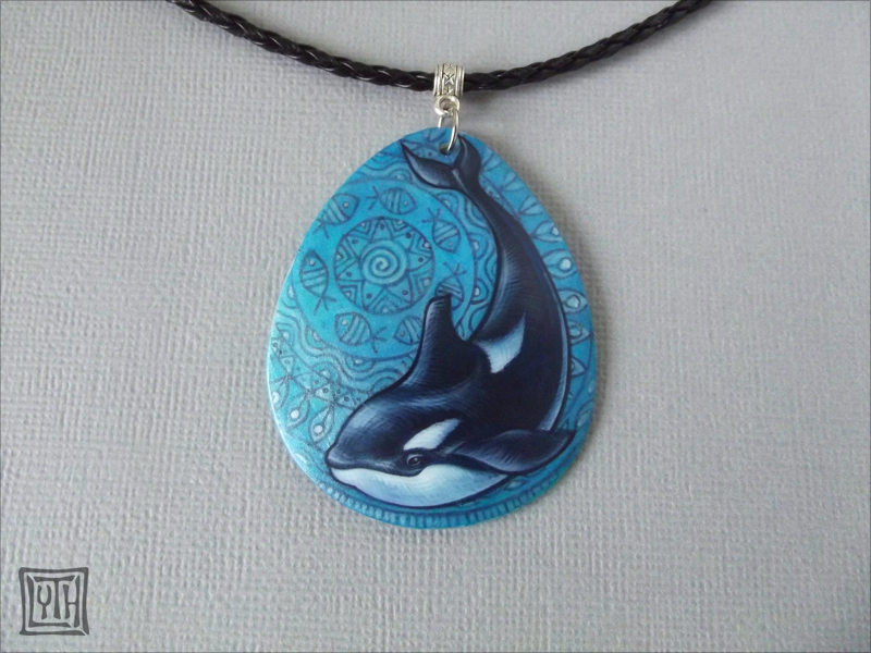 My miniatures are some whales - My, Decoration, Painting, Miniature, Needlework without process, Whale, Killer whale, Artist, Longpost