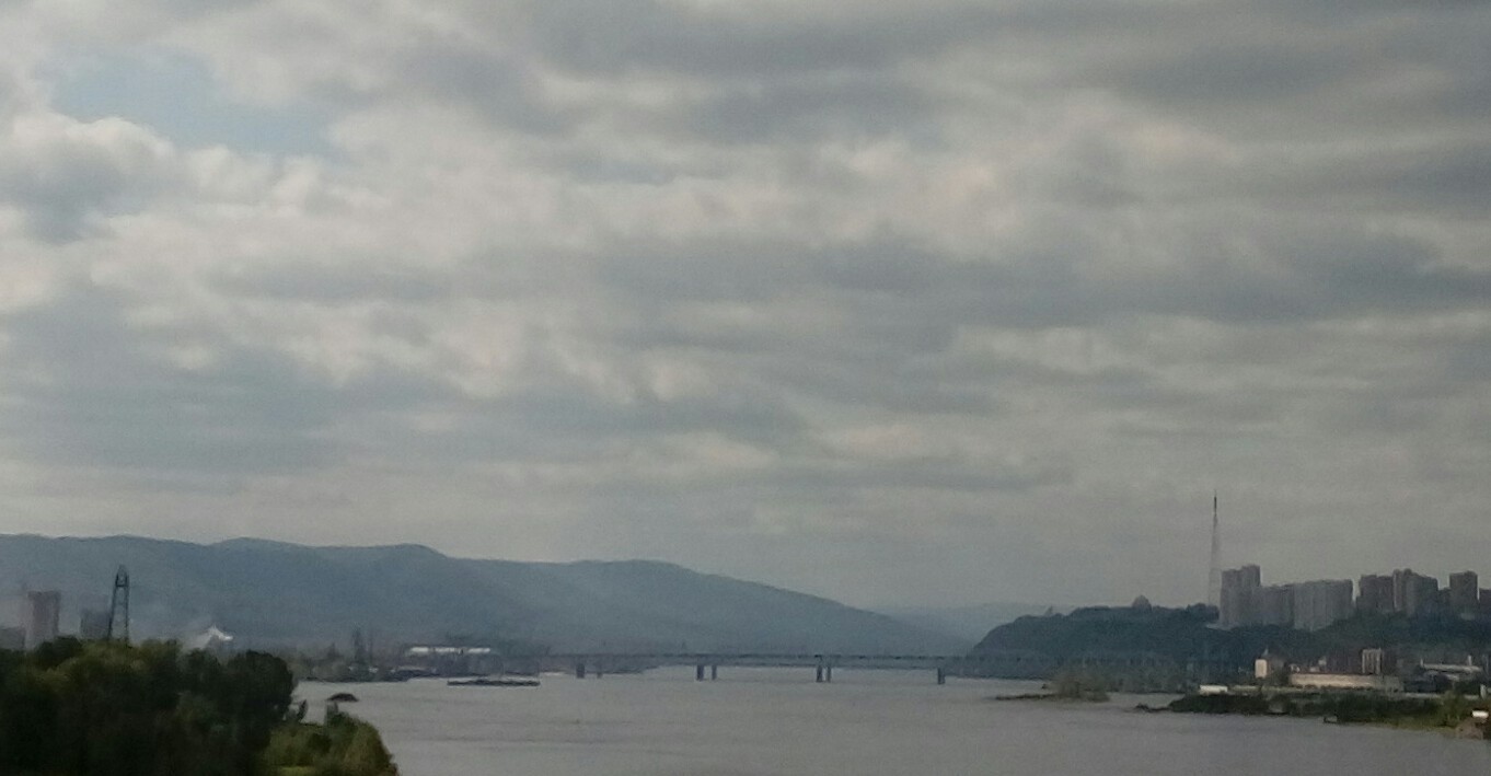 Railway bridge Krasnoyarsk - My, Bridge, Krasnoyarsk